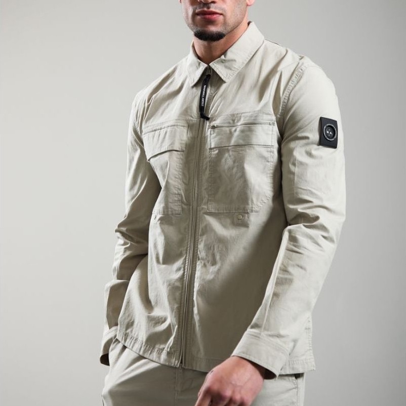 Marshall Artist Vanguard Overshirt Jacket Stone Original