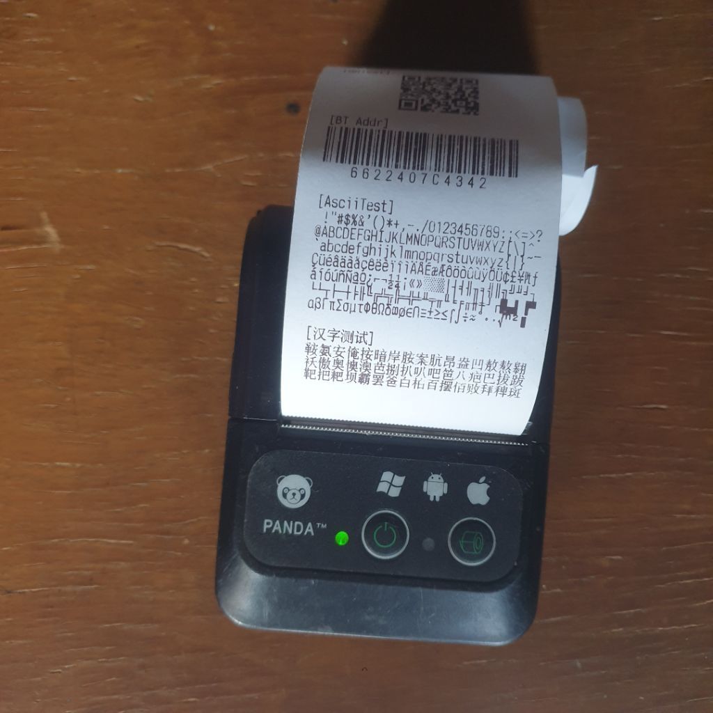 printer struk bluetooth panda normal