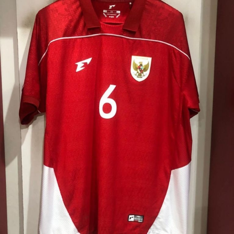 Jersey Timnas Indonesia Home 2025 PlayerIssue Nameset Beckham Original