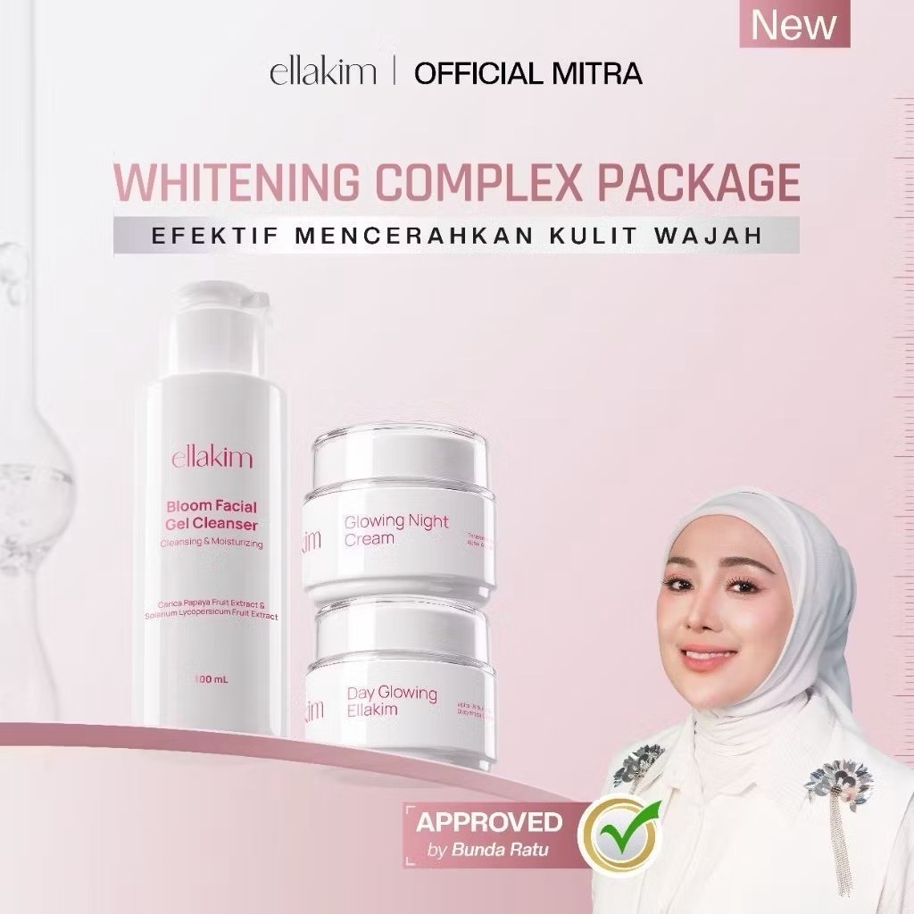 ELLAKIM SKINCARE PAKET ELLAKIM SKINCARE SKINCARE MURAH BPOM MENCERAHKAN WAJAH