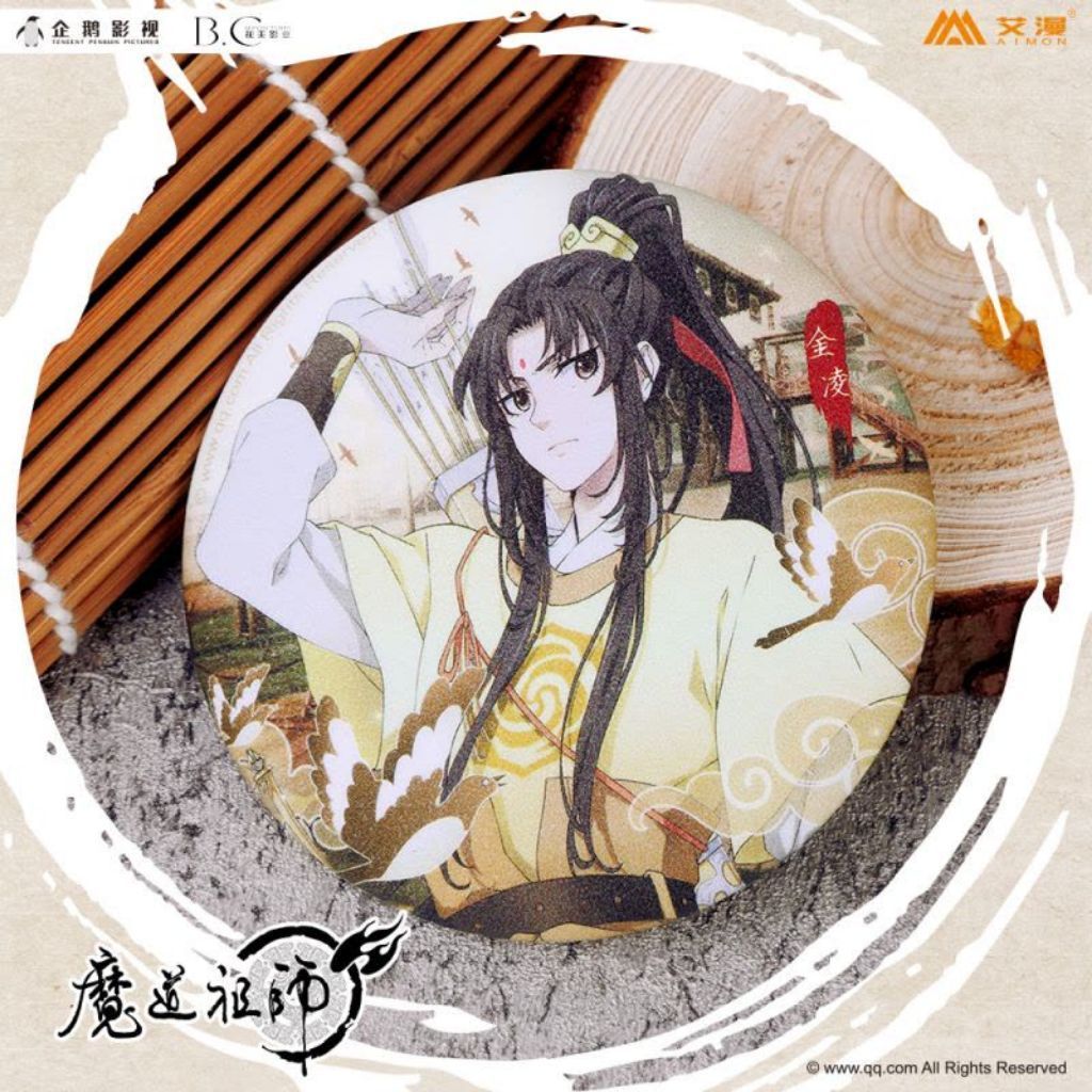 Pin Badge Jinling ORIGINAL Mo Dao Zu Shi Mint New ex kolpri GDC MDZS Grandmaster of demonic cultivat