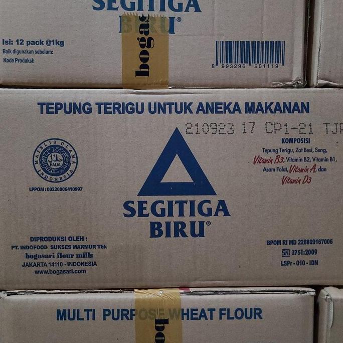 DISKON terigu segitiga biru 1kg dus