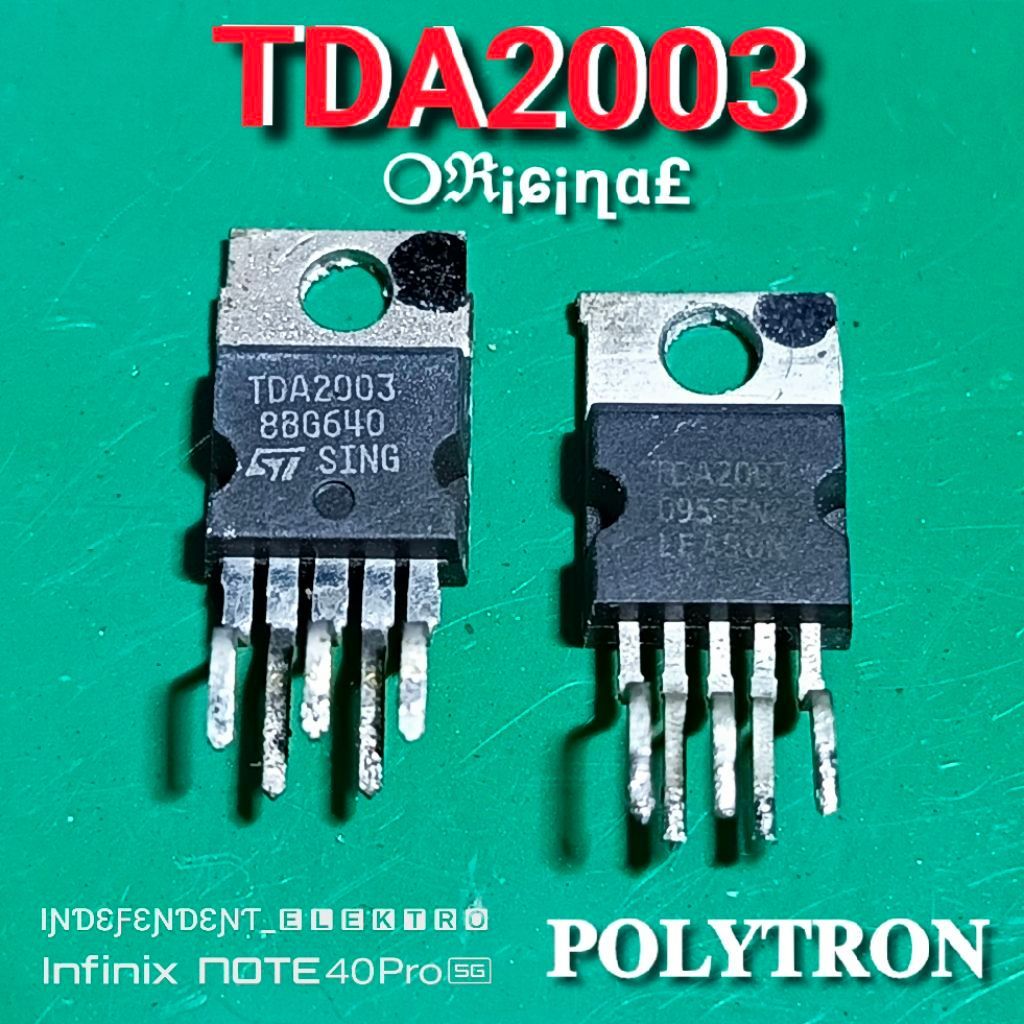TDA2003   TDA 2003   ic Tda2003 tda 2003 original polytron
