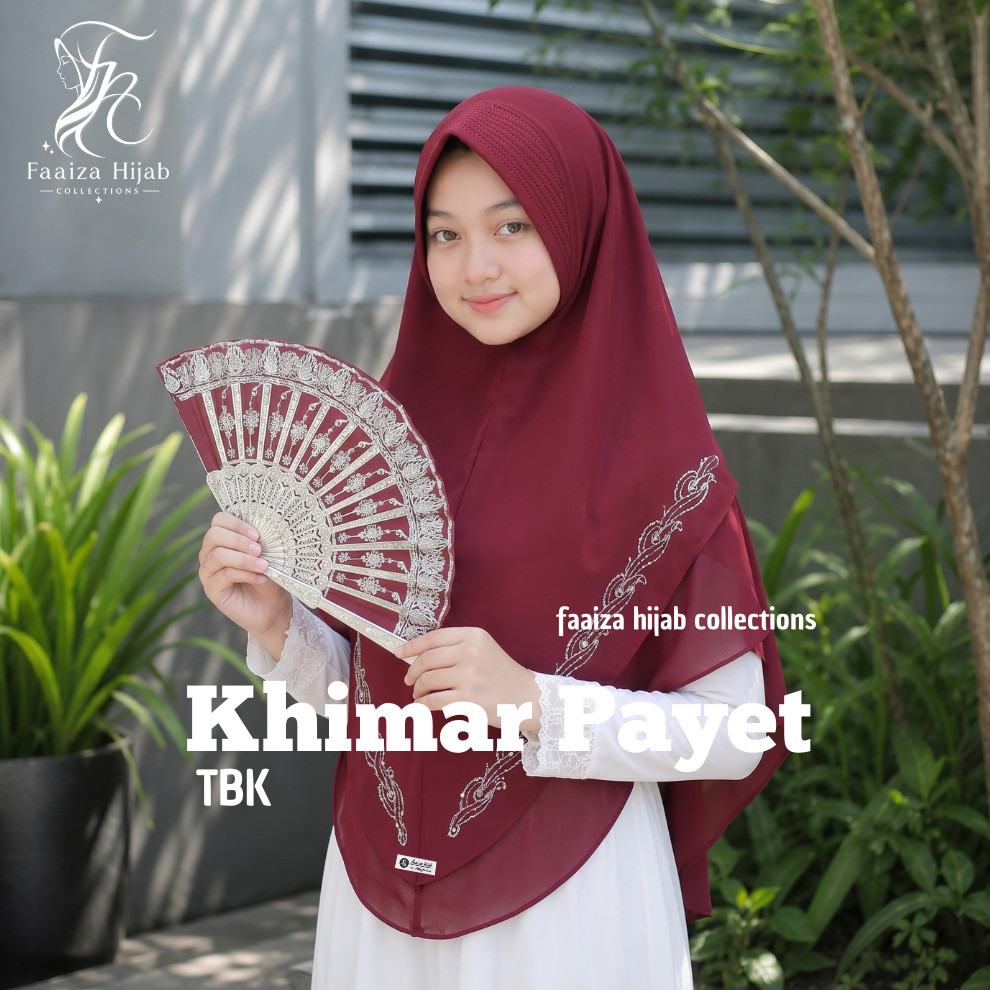 Khimar Payet Jilbab Instan TBK Hijab Instan Ceruty Babydol