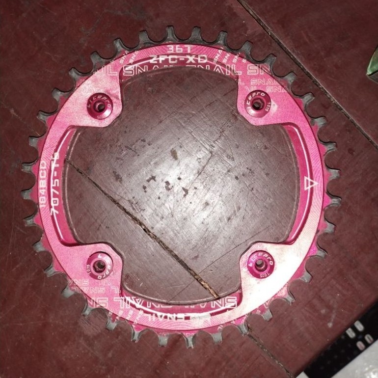chainring 36t BCD 104 + baut chainring