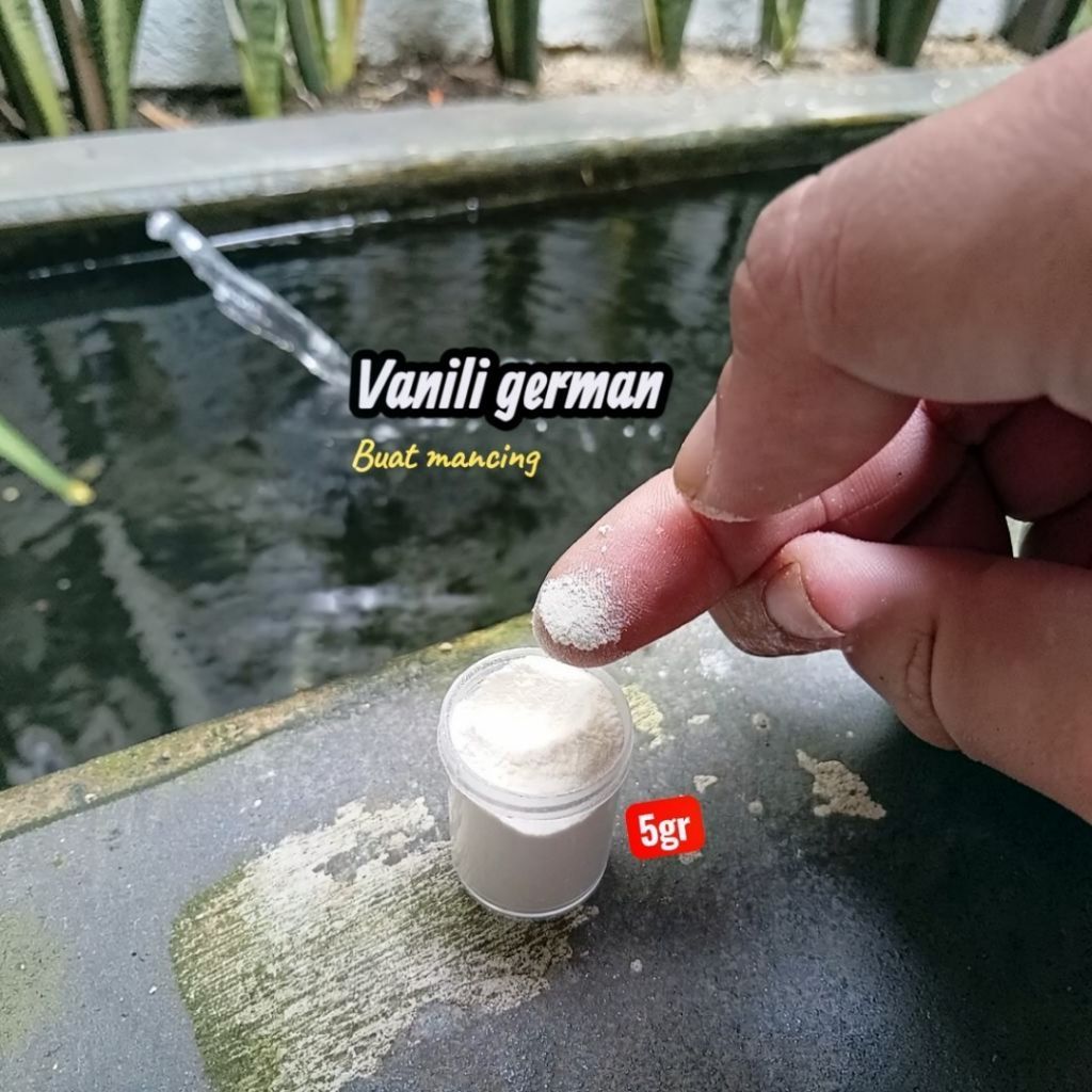umpan mancing / serbuk Vanili jerman (5gr)