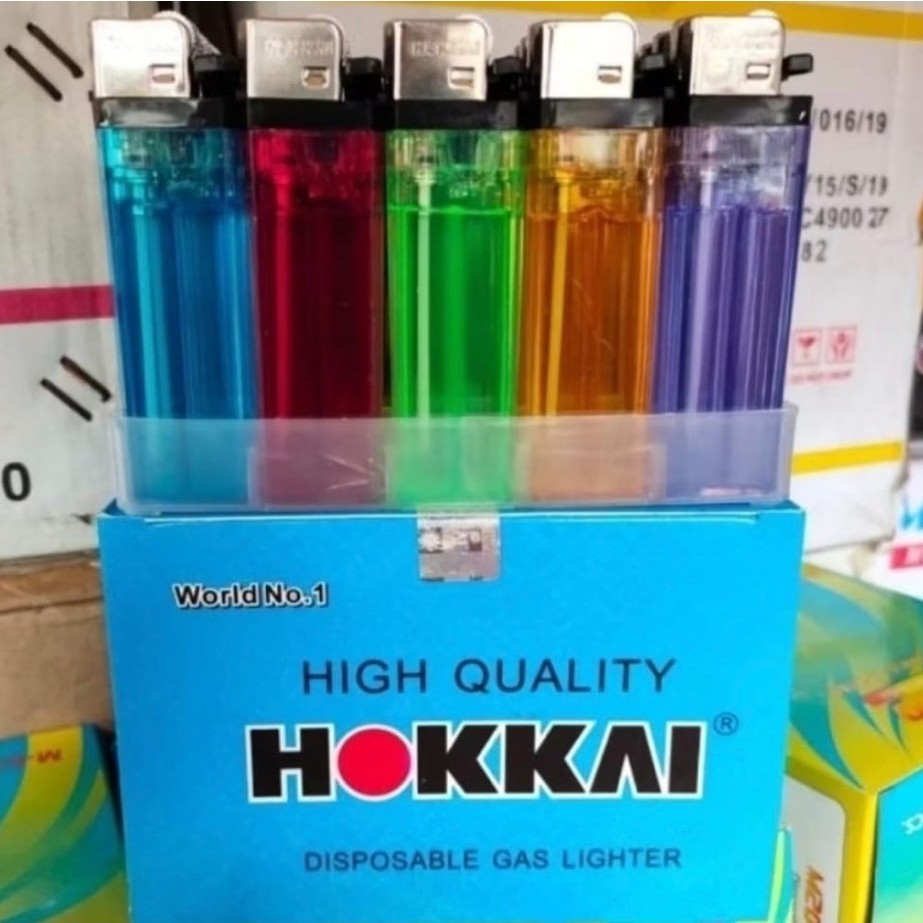 Korek Gas Roda Hokkai Polos 50pcs