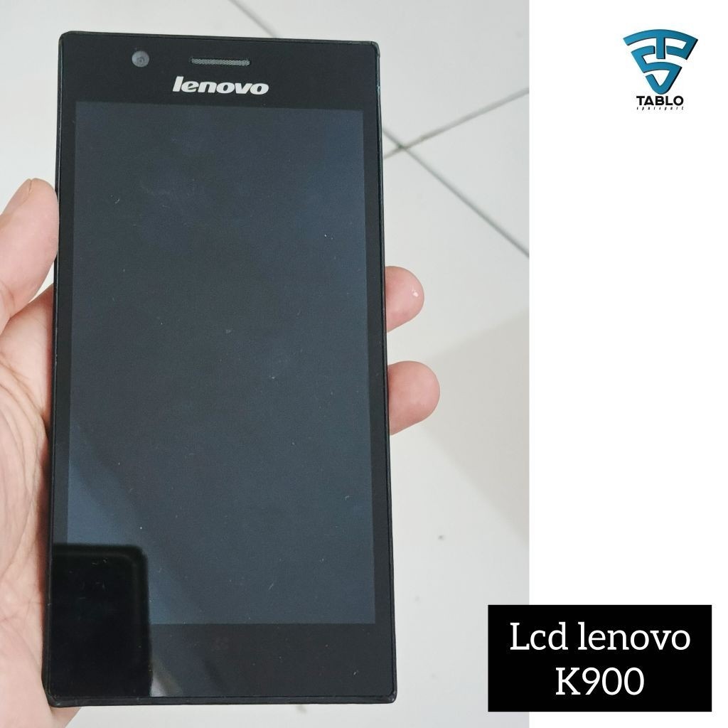 Lcd touchscreen frame Lenovo K900 original copotan hp bergaransi
