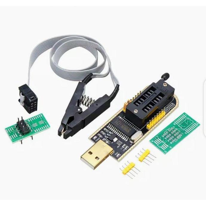 Usb Programer Ch341A Lengkap  Penjepit Eeprom Flash Ic Eeprom Flash