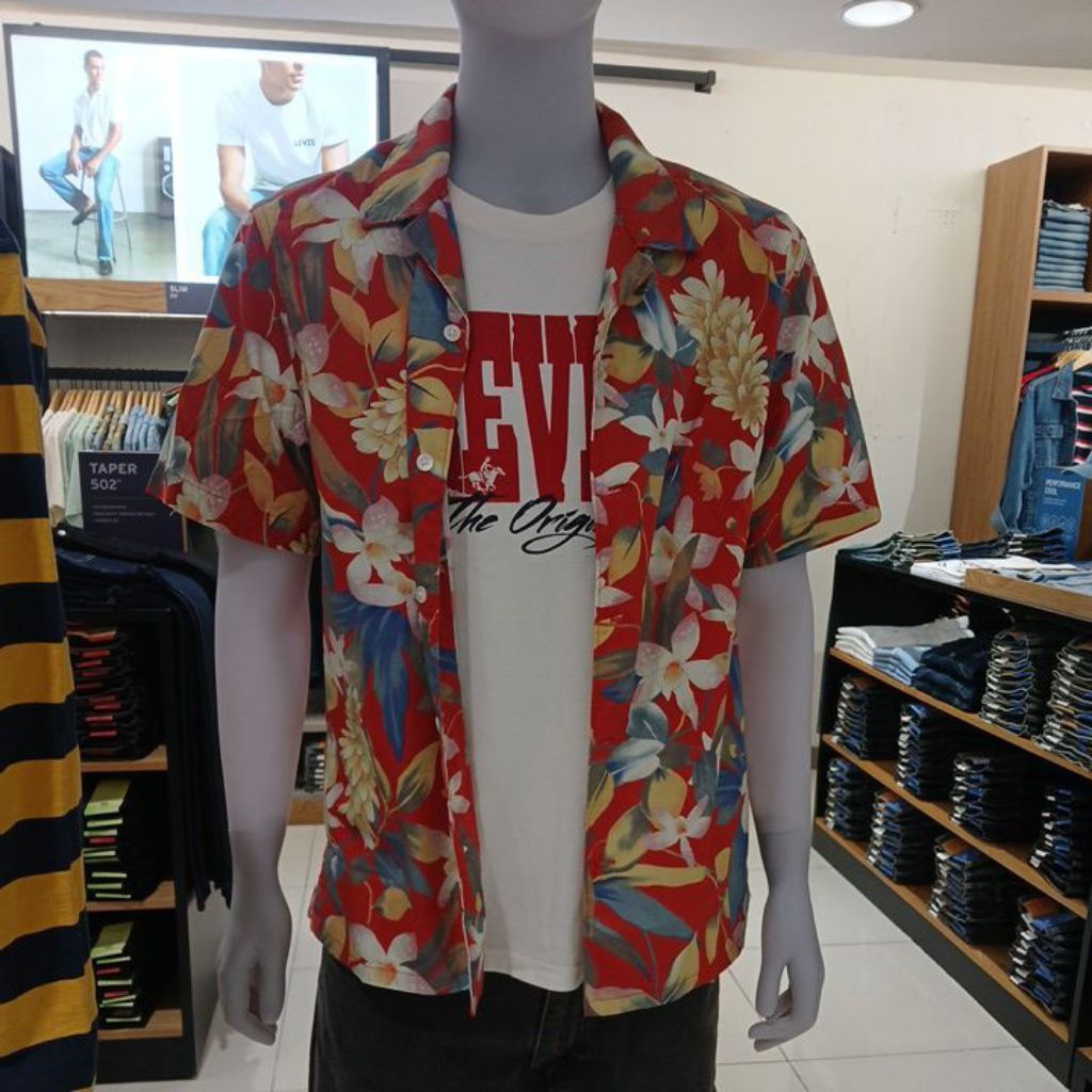 kemeja pendek levis original