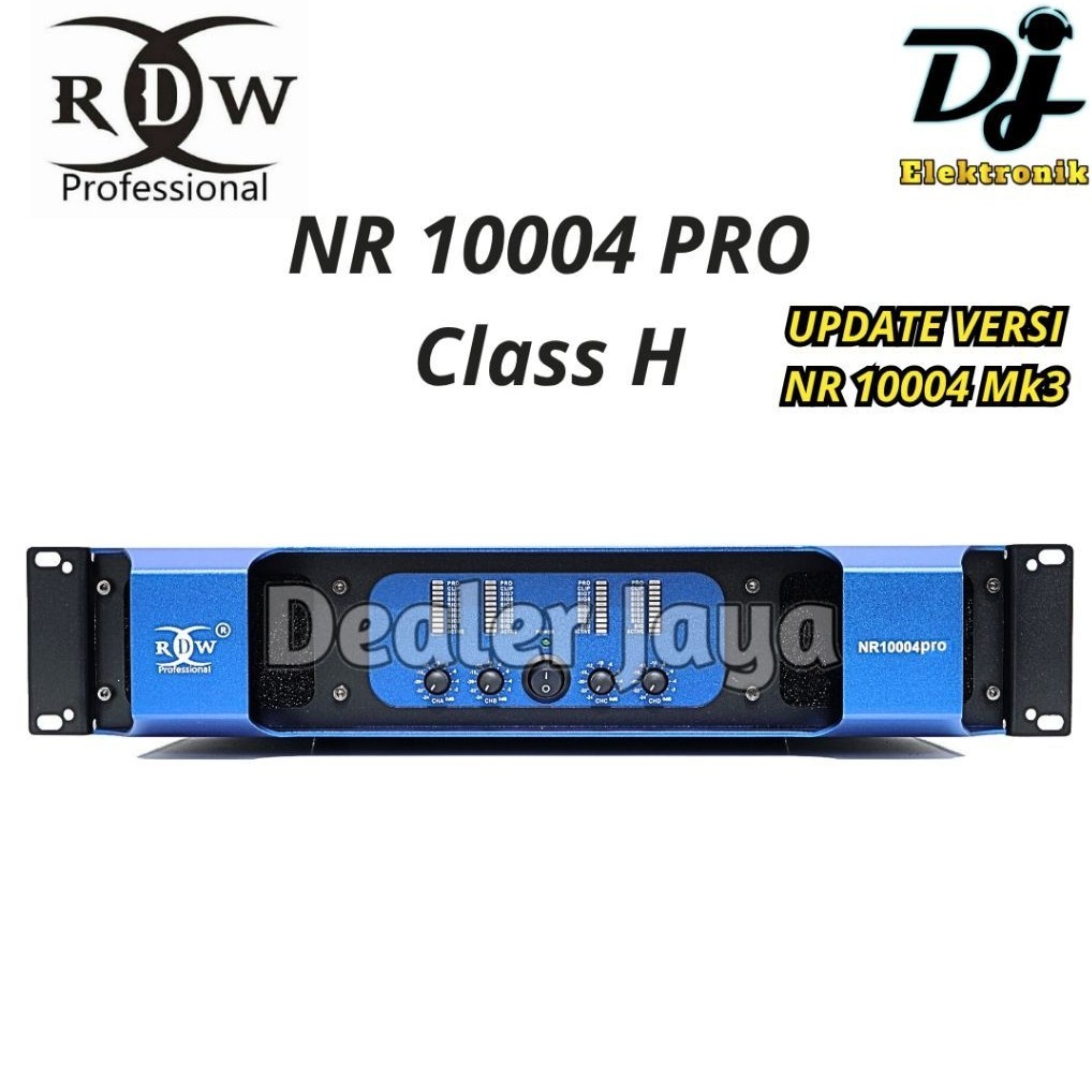 RDW NR 10004 PRO - Power Amplifier (4 channel) NR10004 Mk3