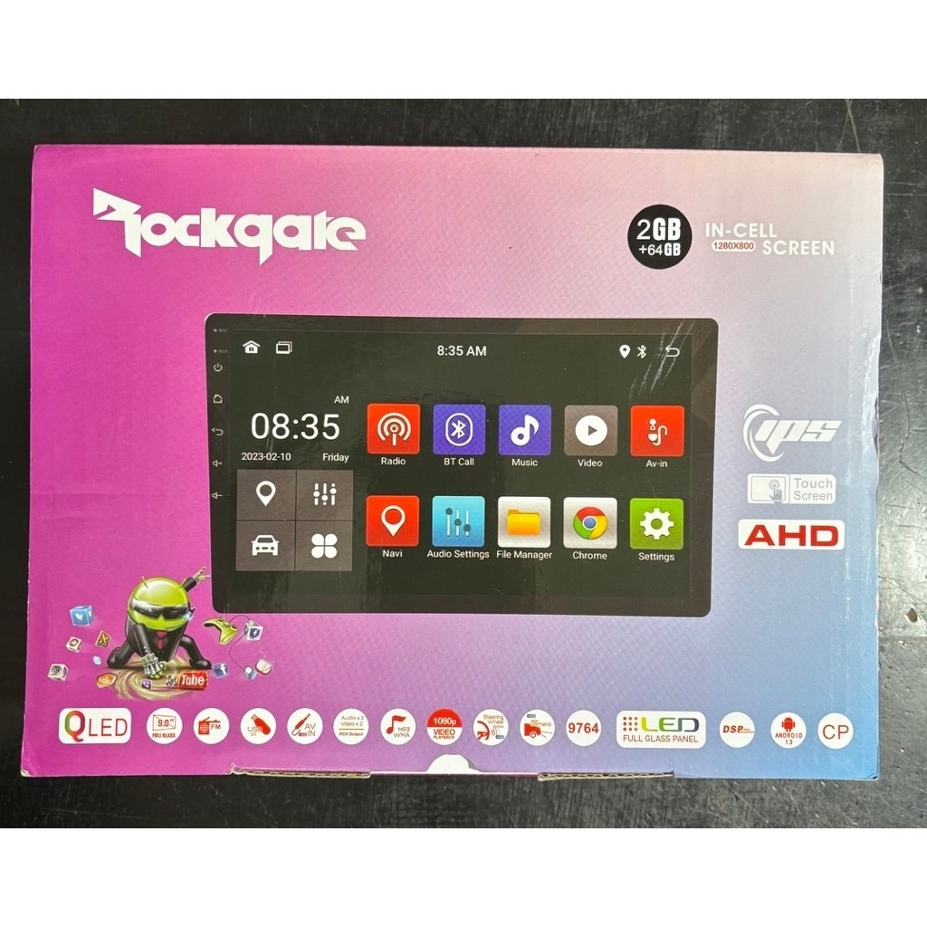 Head Unit Mobil Android Rockgate RGM7510 / Tape Mobil Android Rockgate RGM7510 9Inch
