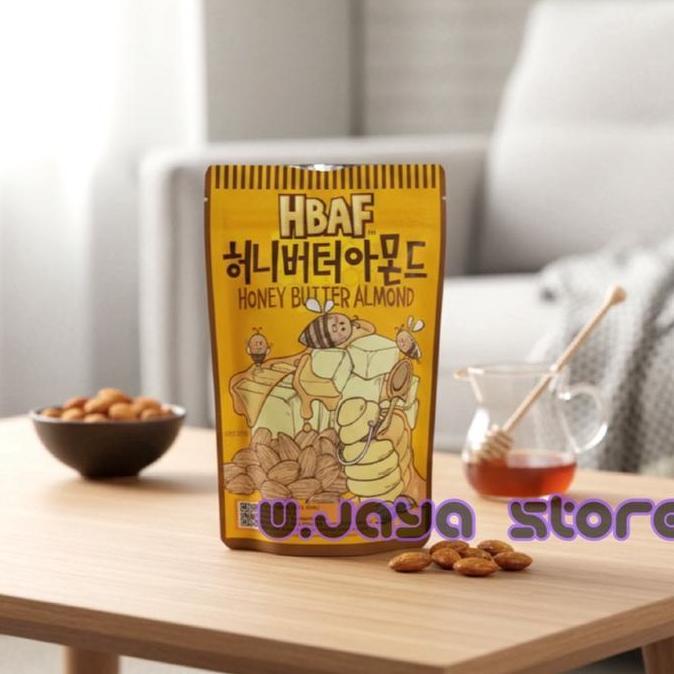 HBAF Honey Butter Almond 120g Kacang Almond Lapis Madu