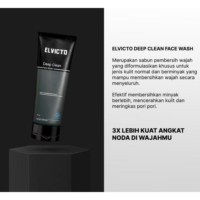 DION_FASTRESI - ELVICTO DEEP CLEAN FACE WASH / SABUN PEMBERSIH WAJAH
