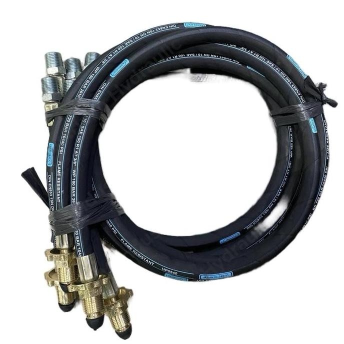 Pigtail Selang Gas 50Kg 1/2" 1 Meter High Pressure Selang Kawat (High Quality Hose)