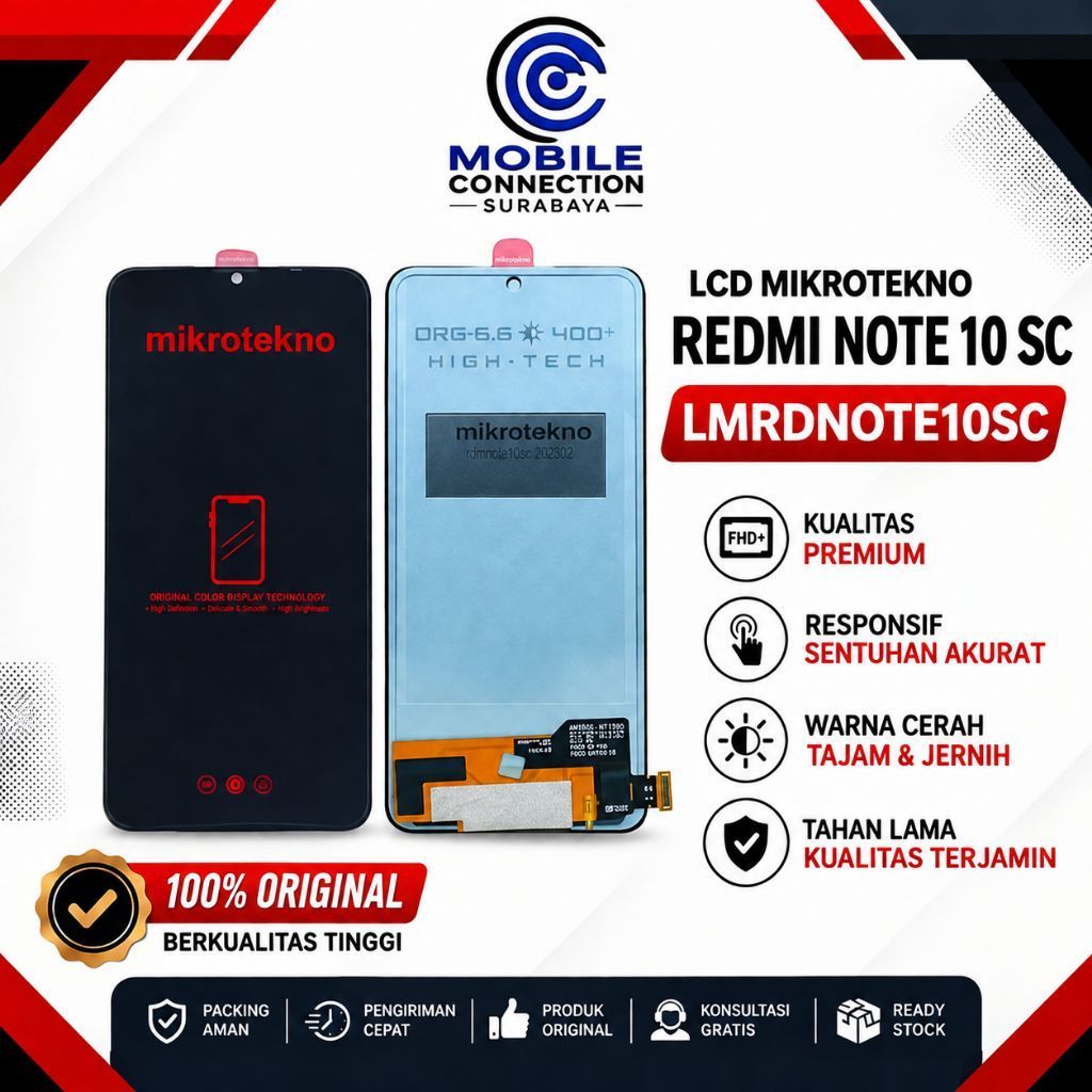 LCD TOUCHSCREEN REDMI NOTE 10/NOTE 10S/POCO M5S ORIGINAL MIKROTEKNO