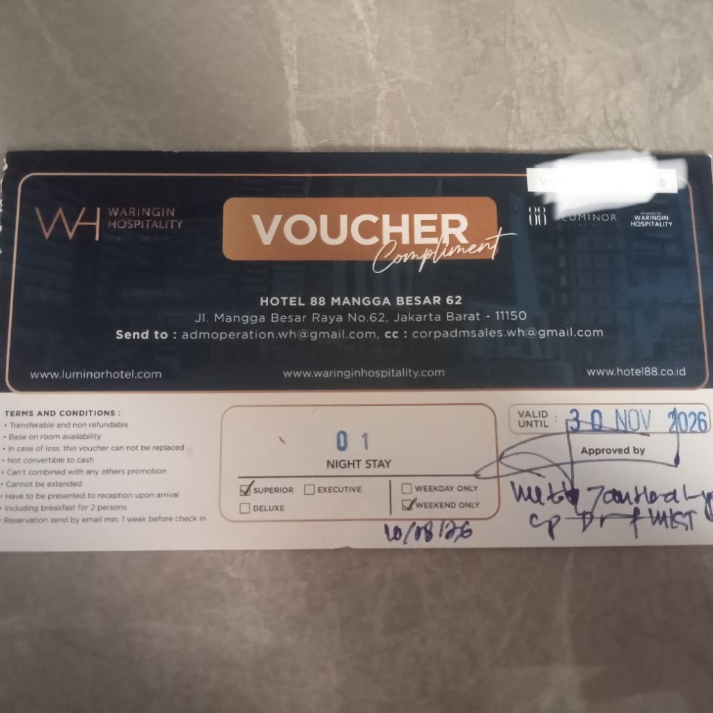 Voucher 88 Mangga Besar