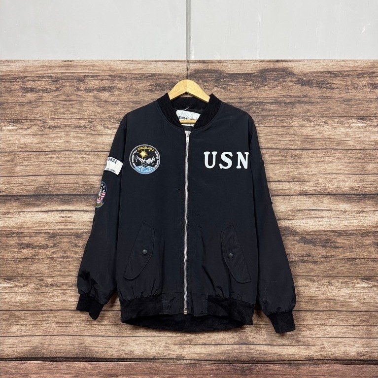 rokit vintage USN bomber jacket #FBJK34