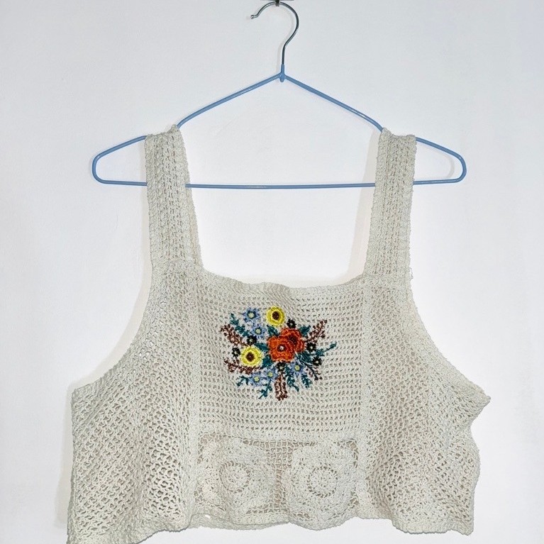 Tanktop rajut luaran