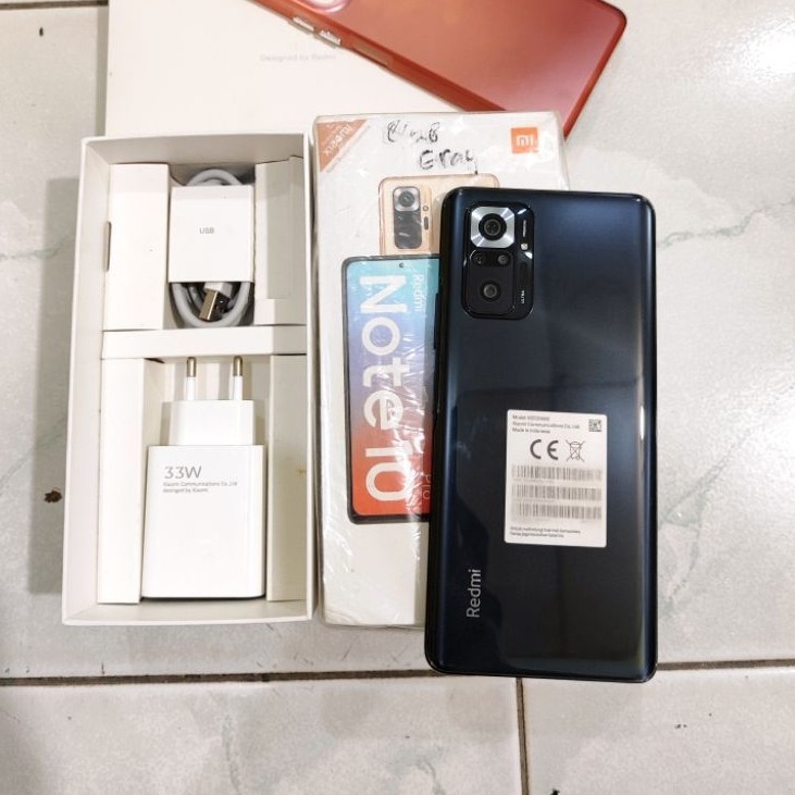 Redmi Note 10 Pro 8/128 Fullset Mulus No Minus