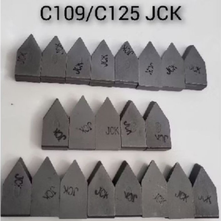 Wipro Mata Betel Bubut Widia JCK / Mata Pisau Pahat Bubut JCK / Cemented Carbide Tip Mata Betel Bubu