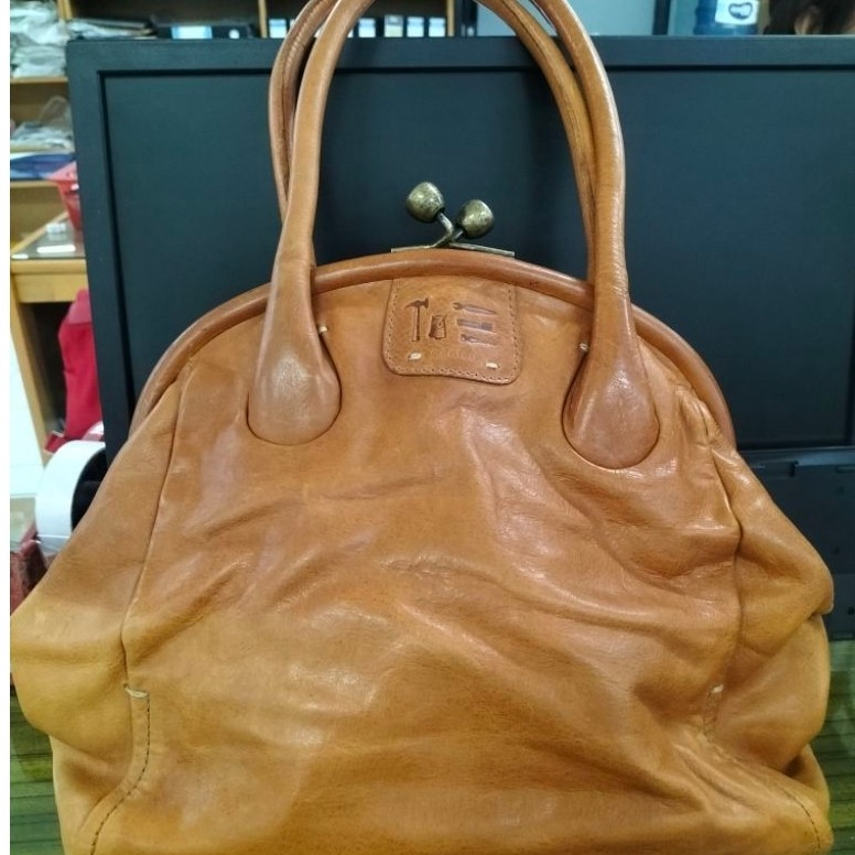 tote bag vintage brand GENTEN.ada minus.bekas.baca deskripsi