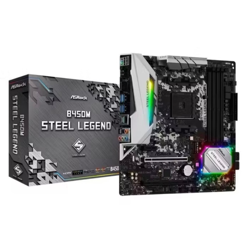 ryzen 5 5500 + mobo Asrock b450 Steel Legend