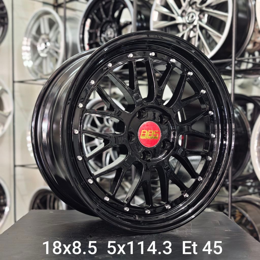 Velg BBS R18 Pcd 5x114.3 lebar 8.5 et 45