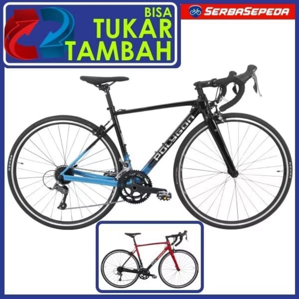 Polygon Strattos S2 Sepeda Balap / Roadbike 700C Frame ALX Alloy