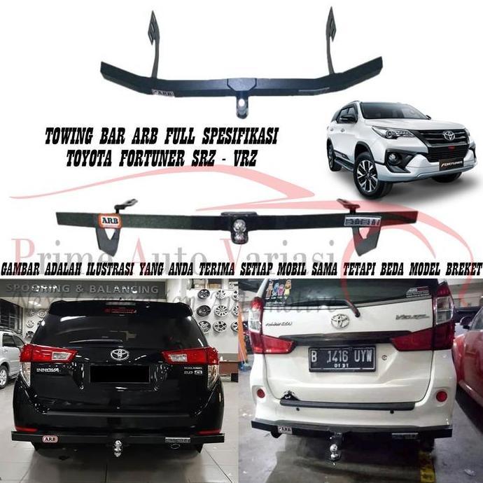 Towing Bar Arb Besi Bumper Belakang Towing Bar - Fortuner Srz Vrz