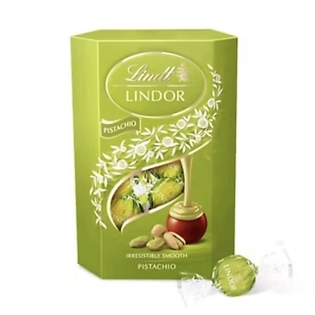 Lindt Lindor Pistachios Chocolate 200g Coklat Cokelat Pistachio Box Kotak Cornet Mix Assorted Milk D
