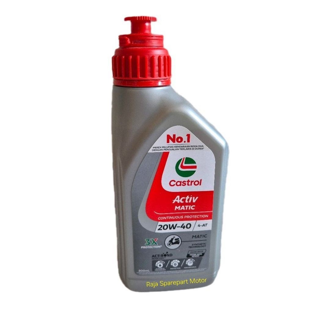 Castrol Activ Matic 20W-40 0.8Liter Asli Original Castrol