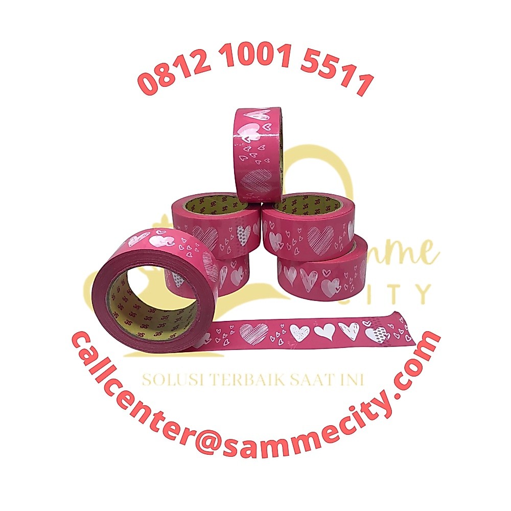 LAKBAN PRINTING "GAMBAR LOVE" / LAKBAN CUSTOM
