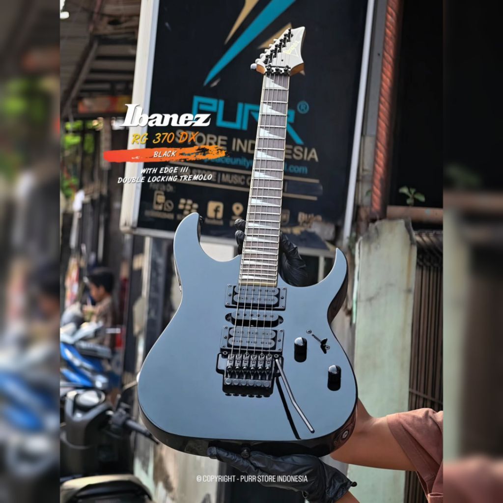 GITAR ELEKTRIK IBANEZ RG370 DX - BLACK