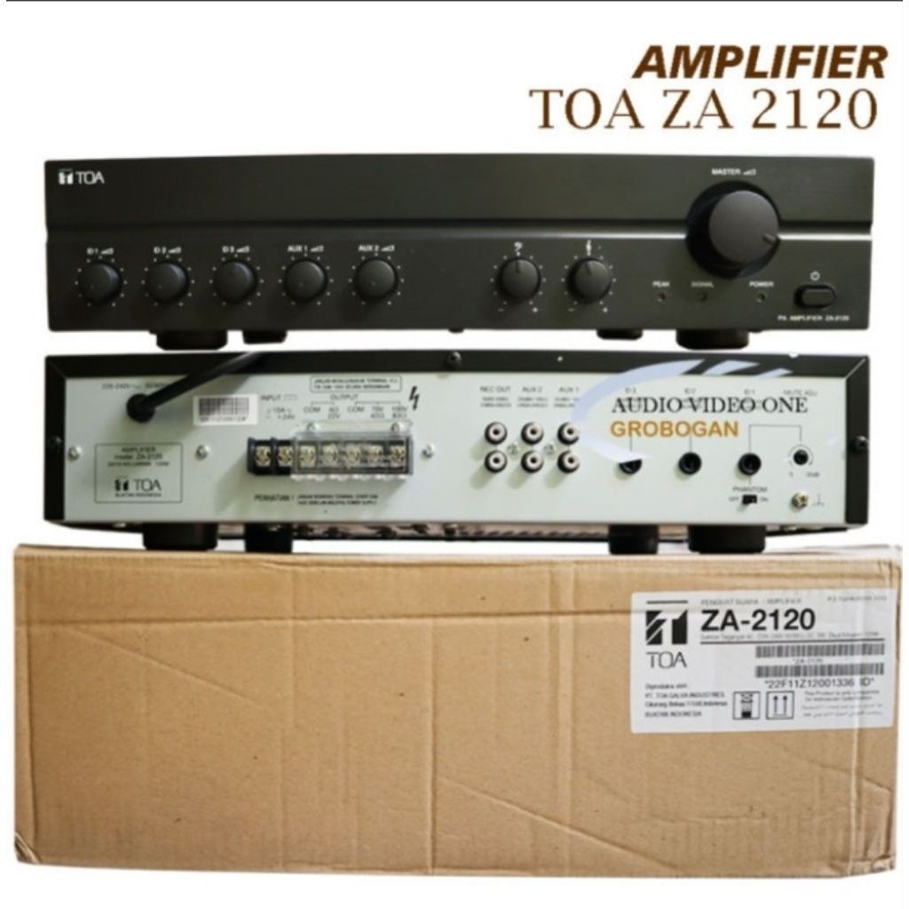 Amplifier TOA ZA 2120 Untuk Corong dan Spiker Original