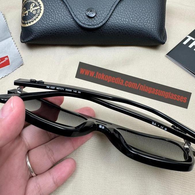 Kacamata Rayban Corrigan  RB4397 Black Second Original
