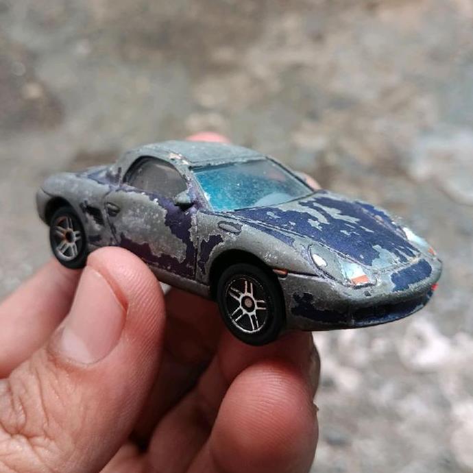 DIECAST LOOSE REALTOY PORSCHE BOXTER S BAHAN CUSTOM DIECAST PORSCHE