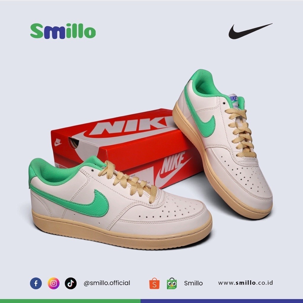 Nike Court Vision Lo [Sail/Electric Algae] - 42