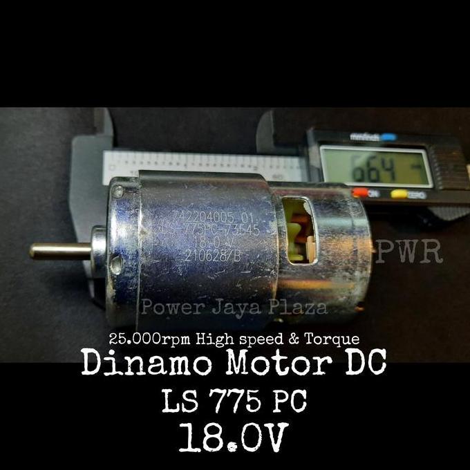 DINAMO MOTOR DC 775 LS775PC LS 775 PC 18.0V PJP79