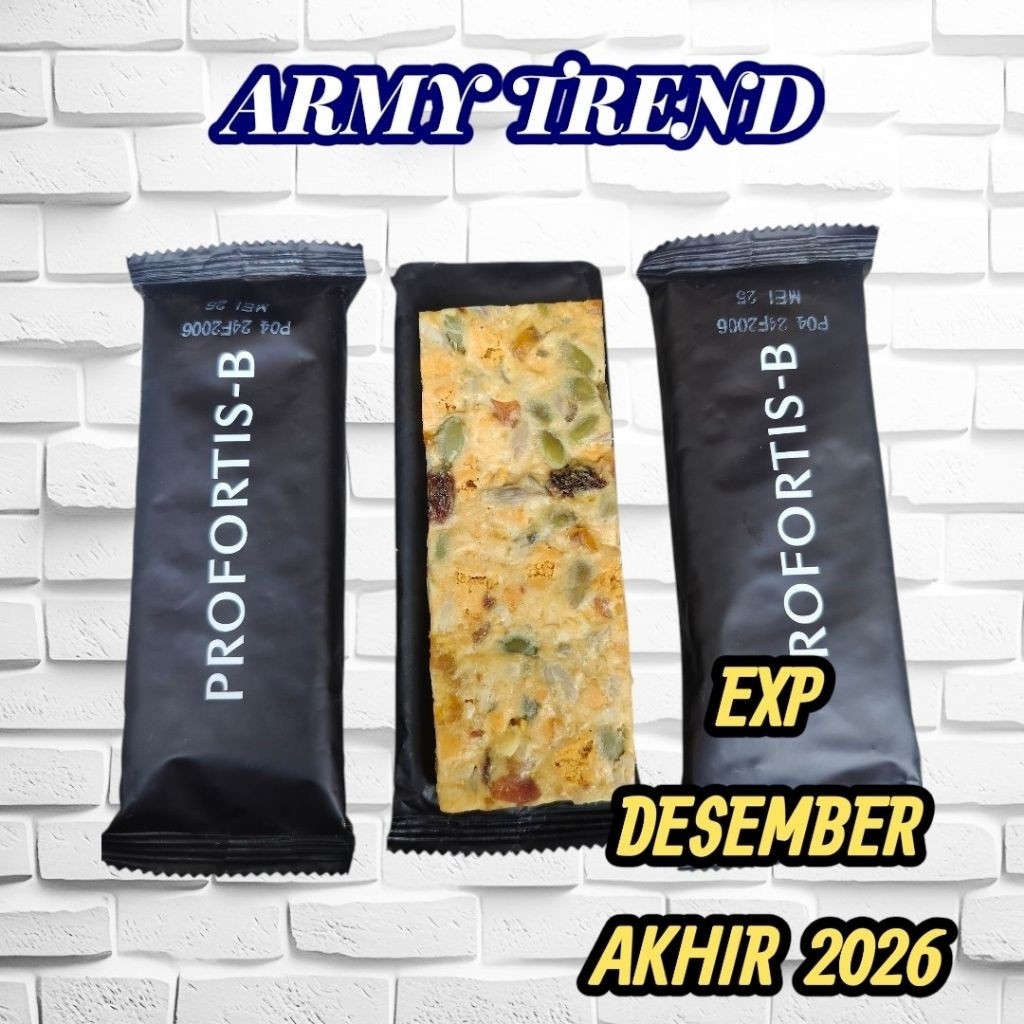 RANSUM BISCUIT PROFORTIS-B TNI 2026 / PROFORTIS COOKIES KUE BISCUIT OATBAR SNACK FITNES