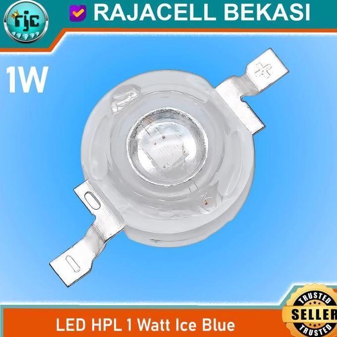 High Power Led Hpl Ice Blue 1W Biru Tosca 1 Watt Ultra Bright 490-495Nm 3.2-3.4V 350Ma