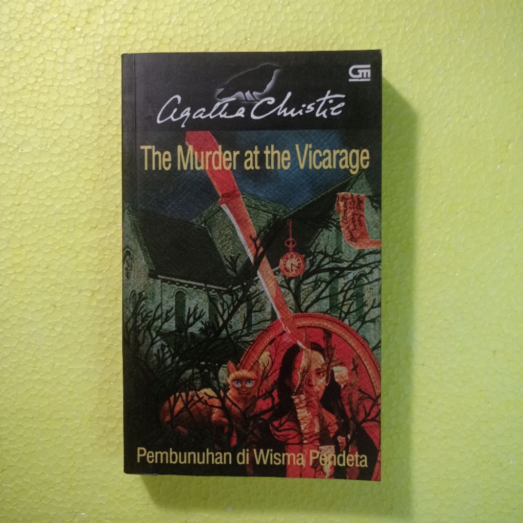 buku novel Agatha Christie Pembunuhan di Wisma Pendeta The Murder at the Vicarage original