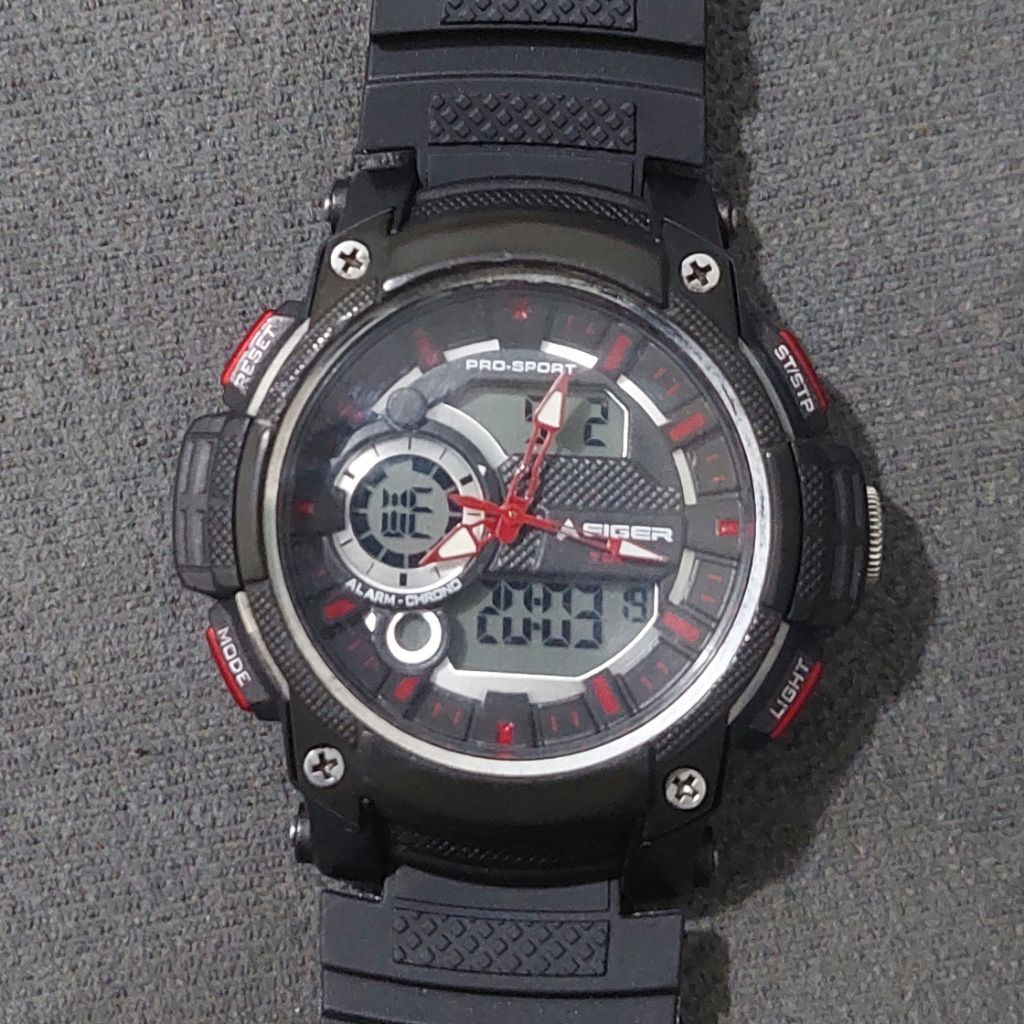 Jam Tangan Eiger LS 104 Analog Digital rare