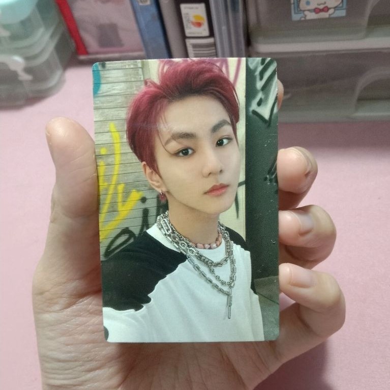 PHOTOCARD OFFICIAL ENHYPEN JUNGWON SADAME RED HAIR  SOLJACK