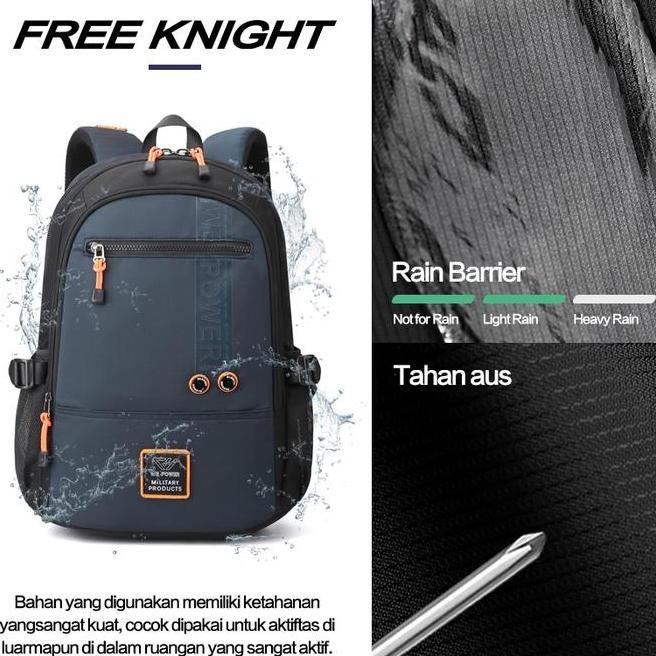 Freeknht Tas Ransel Laptop Tas Ransel Pria Bapa Sekolah Kuliah Kerja Tas Fashion Pria Casual Ba To S