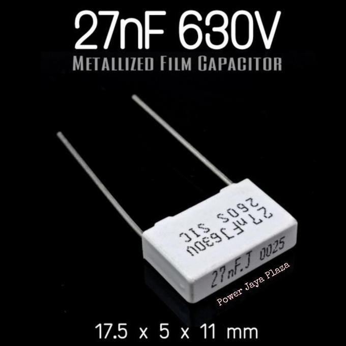 KAPASITOR 27N630V 27N 630V METALLIZED FILM CAPACITOR PJP79