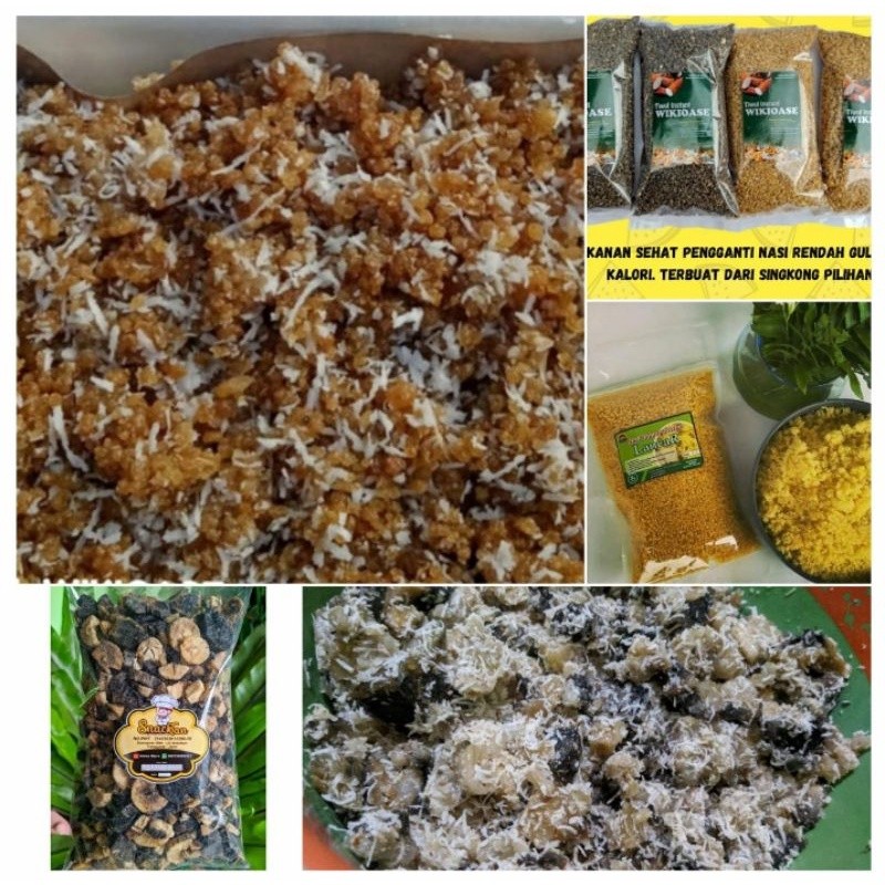 MAKANAN JADUL/TIWUL/GATOT/NASI JAGUNG/TEPUNG GAPLEK