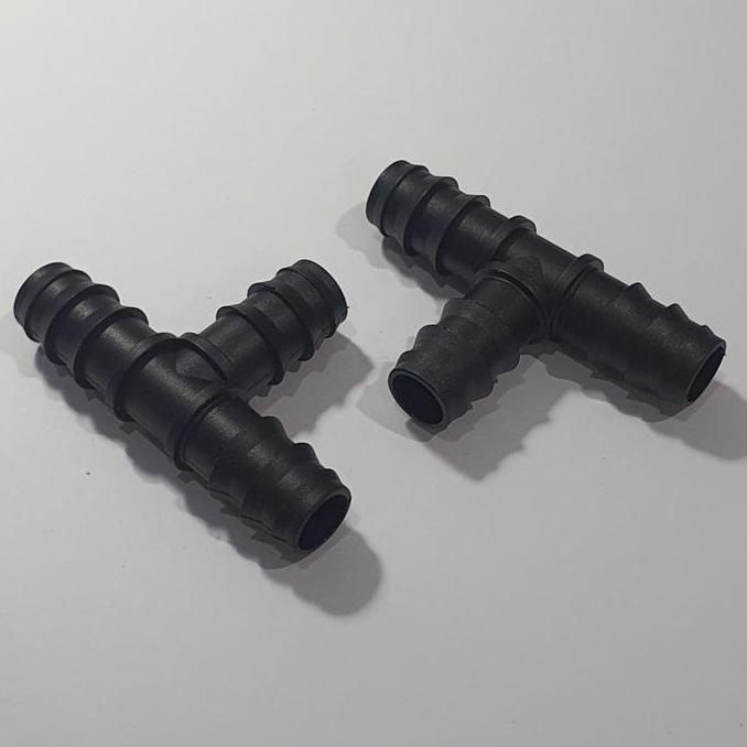 KONEKTOR TEE T SELANG 16 MM HOSE CONNECTOR NEPEL IRIGASI
