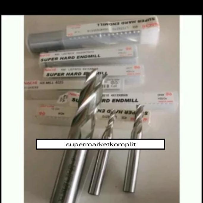 Pilihan - Nachi Endmill 6Mm 4Flute End Mill 6 Mm 4 Flute Mata Bor Matabor Endmil