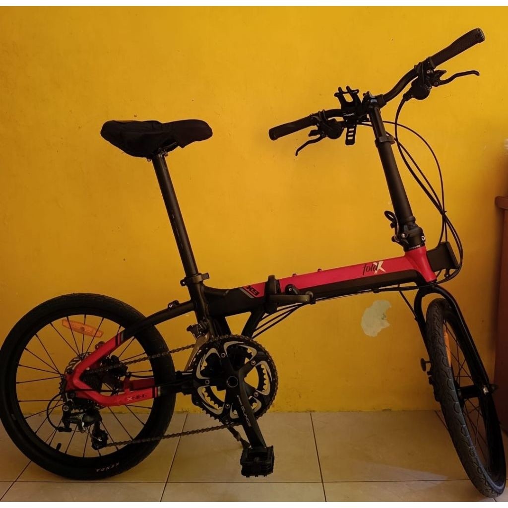 SEKEN Sepeda Lipat FoldX X9 2x10 Speed Shimano Tiagra